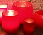 Lanterns red glow