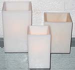 White square lanterns